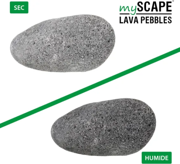 ARKA mySCAPE-Lava Pebbles - pour aquascaping spectaculaire dans Aquariums d'eau Douce, supportent la Filtration Naturelle et créativité 10kg Mix / 10-200mm