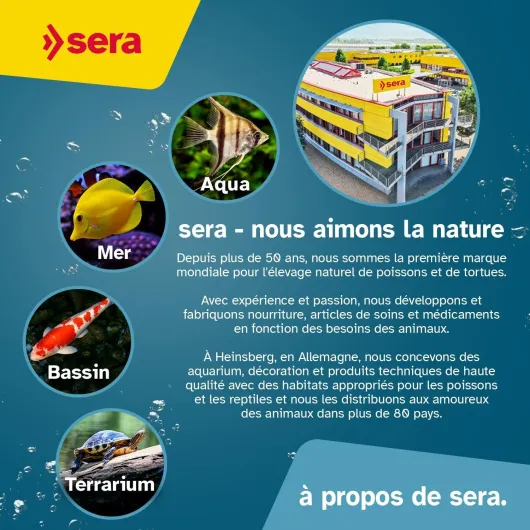 Sera aquatan 500 ML - conditionneur d’Eau pour Aquariums - élimine Les substances nocives - crée Une Eau adaptée aux Poissons - avec des minéraux (ca, MG, MN, i) 500 ml (Lot de 1)