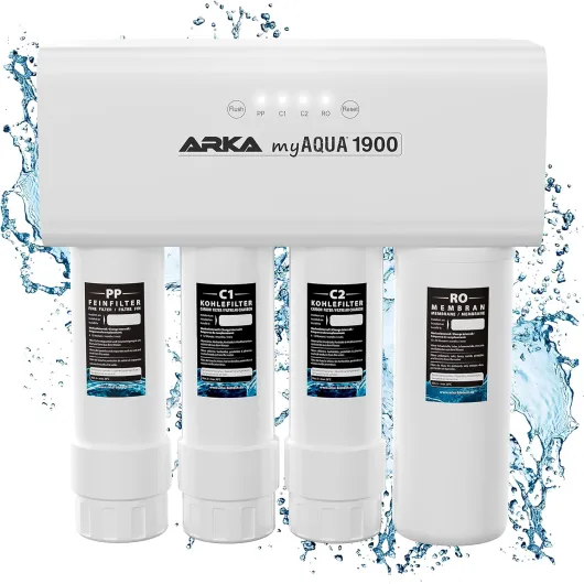 ARKA myAQUA 1900 Starterset - Umfassendes Umkehrosmose-System für bis zu 1900L/Tag