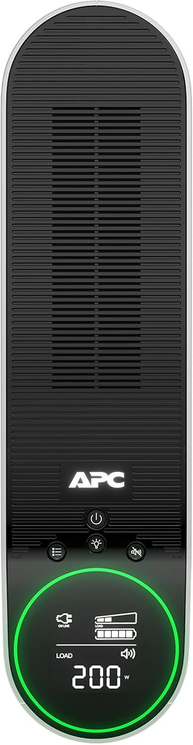 Onduleur Gaming Back UPS Pro, 2200VA/1320W, Tour, 230V, 4X Prises Schuko et 2X Prises IEC C13, lumières RGB, Onde sinusoïdale Pure, Arctique (Blanc) BGM2200-GR