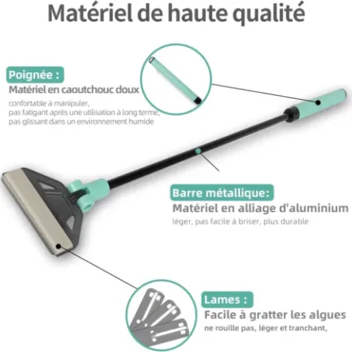 Test boxtech Racloir Anti-Algues : un outil simple qui nettoie vraiment les vitres d’aquarium