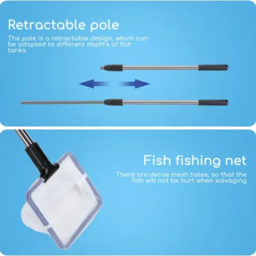 Test Nobleza 5 en 1 Kit de Nettoyage Aquarium : pratique pour débuter, mais pas un outil pro