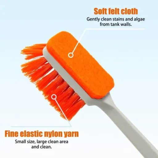 Test MiOYOOW Brosse Nettoyage d'aquarium : simple, pas parfaite mais pratique pour les vitres