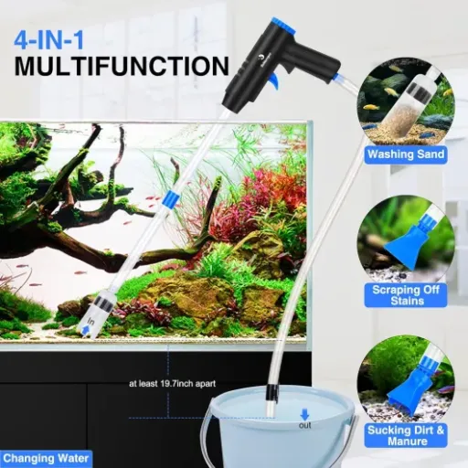 Test Fishkeeper Aspirateur d'aquarium 4 en 1 : ça fait le job, mais pas pour tout le monde