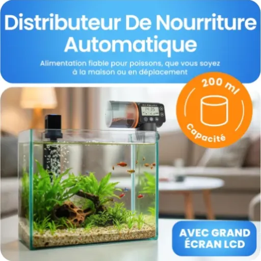 Test Measury Distributeur Nourriture Poisson : le doseur qui fait (globalement) le job quand on n’est pas là