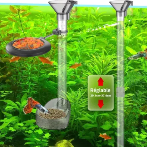Test boxtech Tube d'alimentation : nourrir au bon endroit sans pourrir tout l’aquarium
