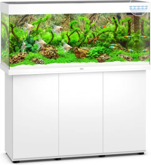 JUWEL Aquarium Meuble Juwel Rio 240 03351 Meuble SBX avec Aquarium et Lampe LED weiß