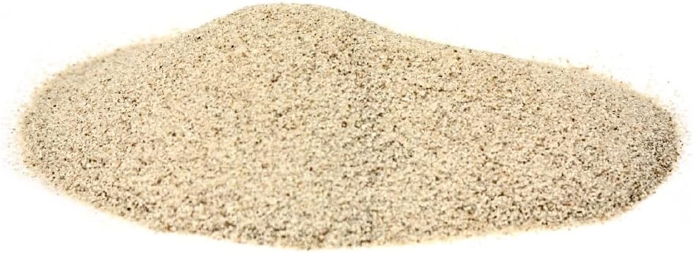 WHITE QUARTZ, Sable Fin Quartz Blanc pour Aquarium, Grains 0.1- 0.7 mm, Quantité 2 kg Quartz Blanc (Extrafine) 2 kg