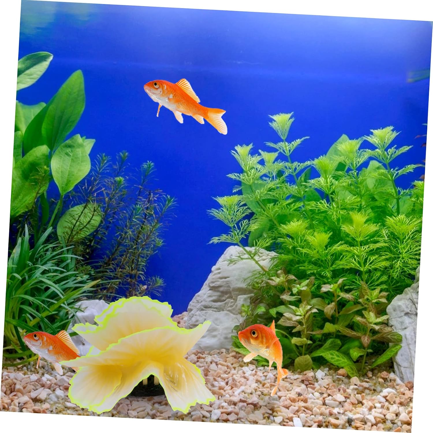 2ensembles Plante Artificielle Lumineuse pour Aquarium Décoration De Poisson Accessoire De Tank Simulant Un Écosystème Marin Convient à Eau Douce Et Salée