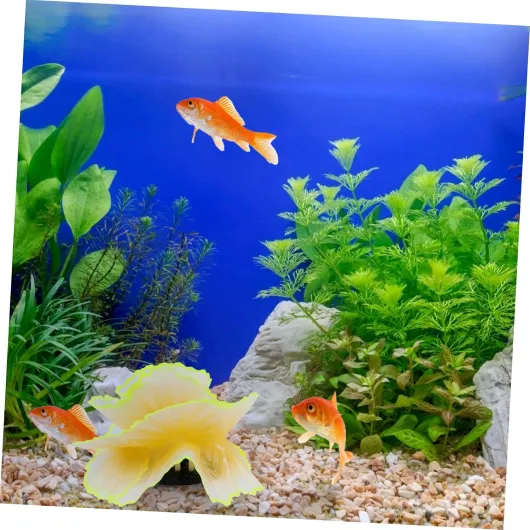 2ensembles Plante Artificielle Lumineuse pour Aquarium Décoration De Poisson Accessoire De Tank Simulant Un Écosystème Marin Convient à Eau Douce Et Salée
