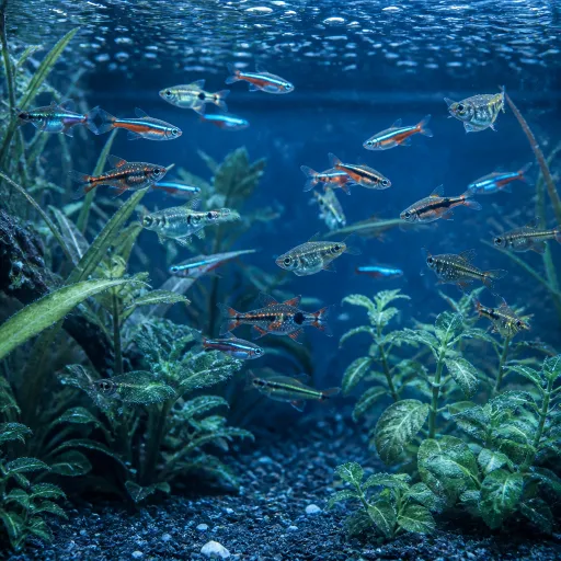 Petits poissons de banc : ce qui change entre rasboras, néons, hachettes et tétras