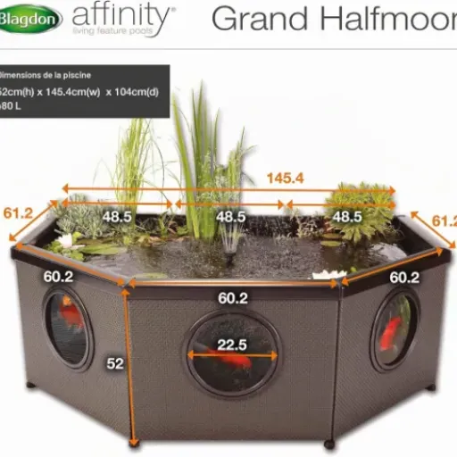 Test Blagdon Bassin Aquatique Affinity Living : un mini-étang de terrasse qui fait le job sans trop se compliquer la vie