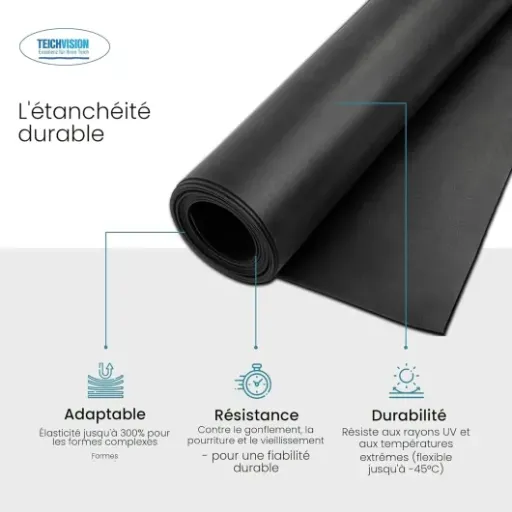 Test TeichVision EPDM 1,1 mm (6,1 x 5 m) : la bâche de bassin costaud qui fait le job sans chichi