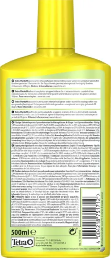 PlantaMin - Fertilisant liquide pour plante d'aquarium - 500ml 500 ml (Lot de 1)