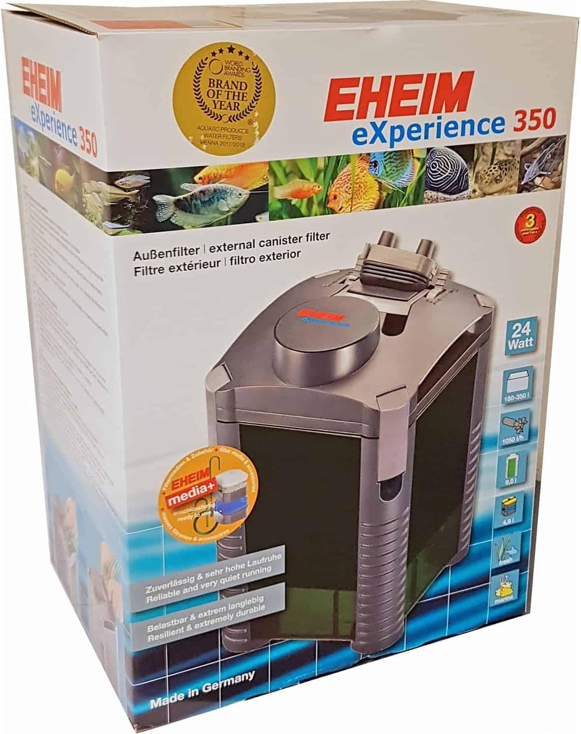 EHEIM Filter Externe pour Aquarium Experience 350, Multi Color, 1 Unité (Lot de 1)